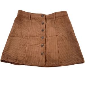 Forever 21 Corduroy button up mini skirt